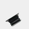 Clutch da thật Kat – Heidi dập vân màu trắng