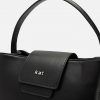Túi bucket da thật Kat – Jill màu beige mix nâu
