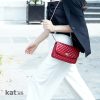 Túi mini da thật Kat – Jen mini màu đỏ