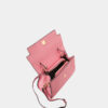 Túi đeo chéo da thật Kat – Amy màu hồng kem dâu
