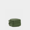 Balo màu xanh olive Ally da thật