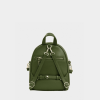 Balo màu xanh olive Ally da thật