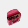 Túi mini màu hồng fuchsia Becky Mini da thật 