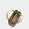 Túi cầm tay màu xanh sage green Sita da thật