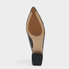 Giày Slingback hở gót màu đen Annie da thật