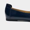 Giày bệt màu xanh navy Lisa da thật
