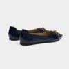 Giày bệt màu xanh navy Lisa da thật