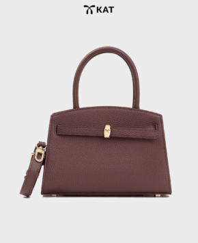 Tui cam tay mau nau socola Ciara da that