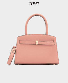 Túi cầm tay màu đỏ Ciara da thật