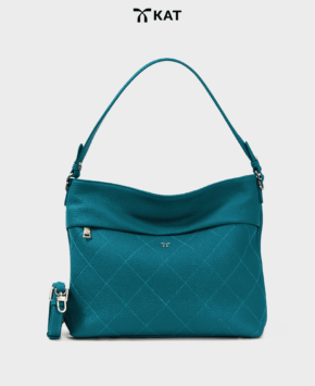 Tui hobo mau xanh teal Mono da that