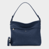 Túi hobo màu xanh navy Mono da thật
