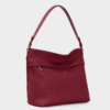 Túi hobo màu đỏ Mono da thật
