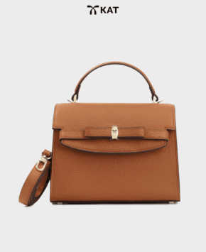 Tui cam tay mau nau Moss da that