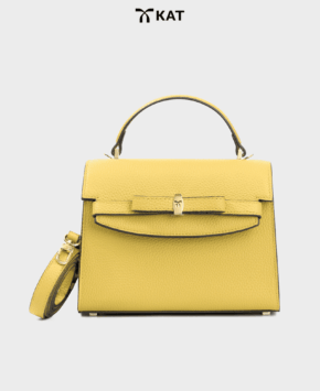 Tui cam tay mau vang bo Moss da that