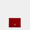 Ví đựng thẻ màu đỏ ruby Sue da thật