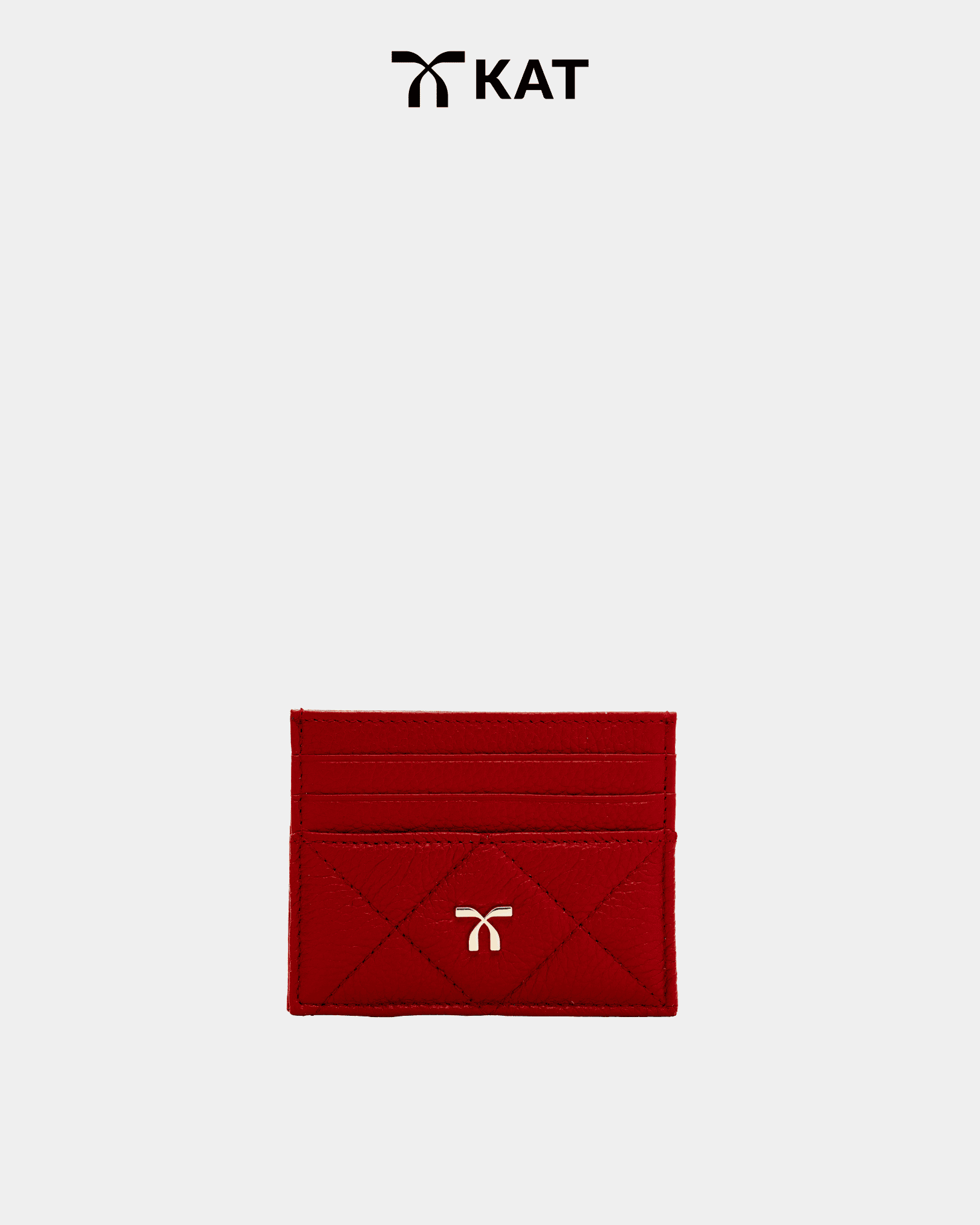 Ví đựng thẻ màu đỏ ruby Sue da thật