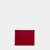 Ví đựng thẻ màu đỏ ruby Sue da thật
