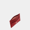 Ví đựng thẻ màu đỏ ruby Sue da thật