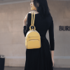 Balo nữ màu vàng Angela da thật