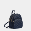 Balo màu xanh navy Ally da thật