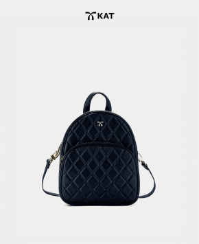 Balo màu xanh navy Ally da thật